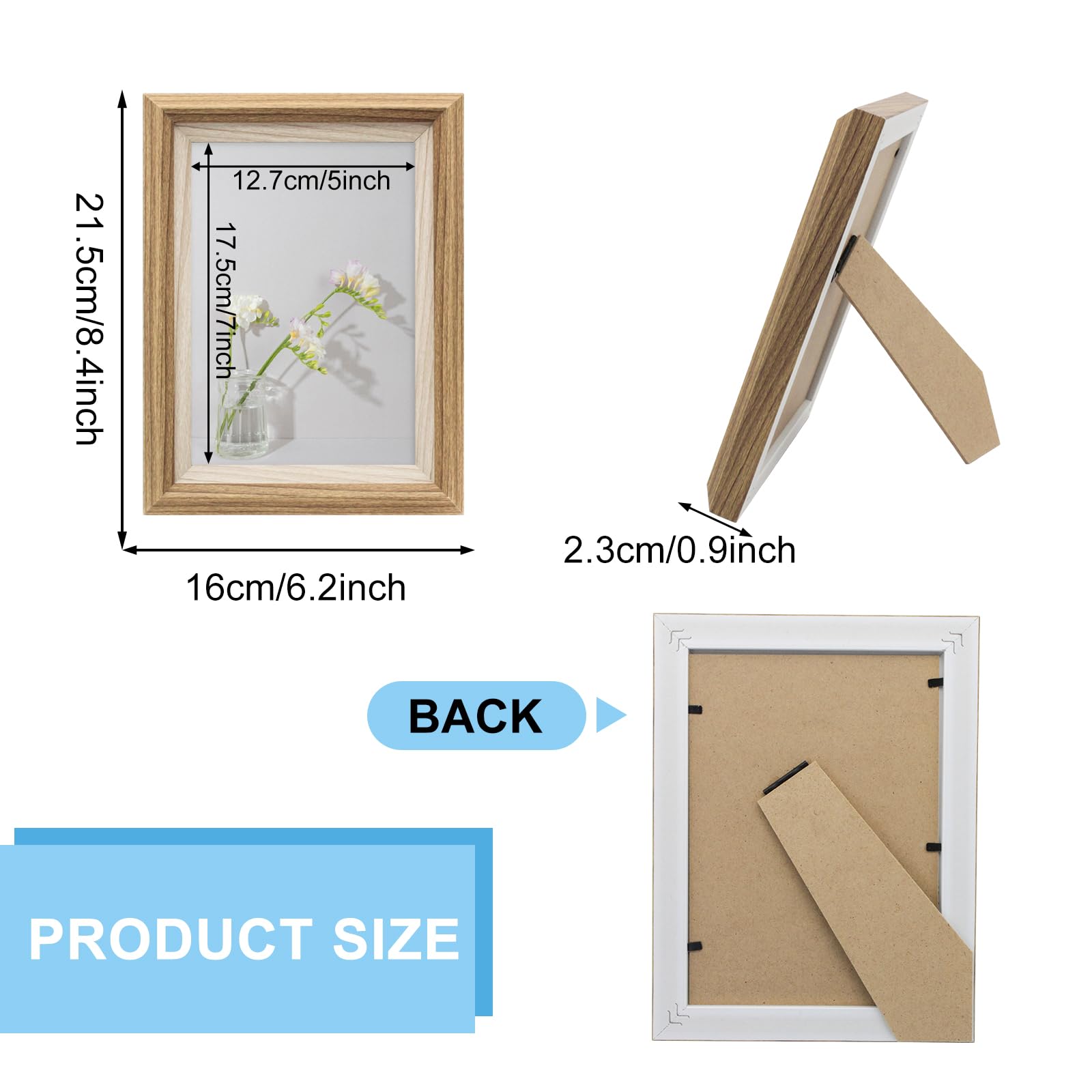 Andiker 7x5 Photo Frame - Image 2