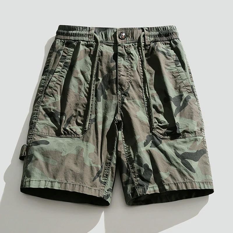 Bermudas de algodón para hombre, estilo táctico, transpirables, estilo casual