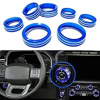 Vista 1 de Para Ford F150 XLT Interruptores de aire acondicionado Perillas Cubierta Interior Trim Accesorios VOL 4WD Remolque Anillo Botón 2021 2022 2023