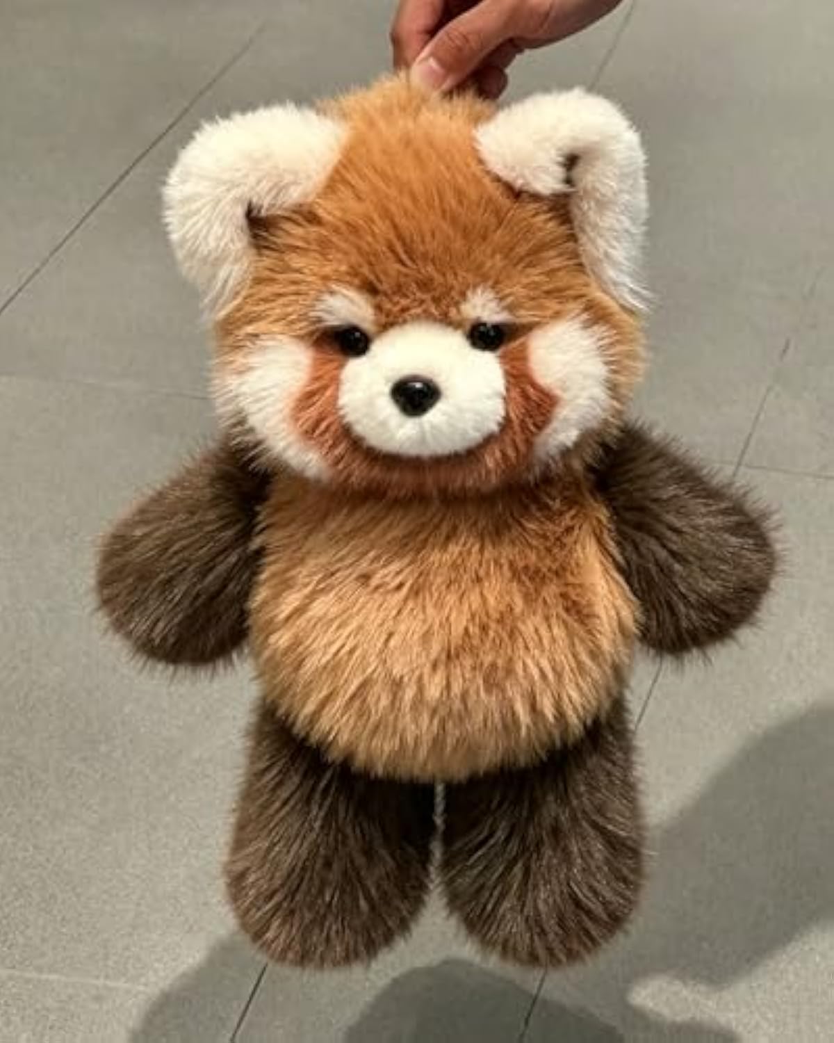 Running Highland Cow Plush, Shaking Interactive Moving Legs Desktop Fidget Sensory Toy, Stress Relief Cow Little Lamb Panda Stuffed Animal for Autism Kids Adults Office Bedroom Home (Raccoon) โ image 1