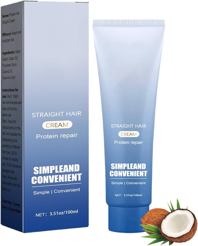 Amazon.co.jp: プロテインヘアストレートニングクリーム