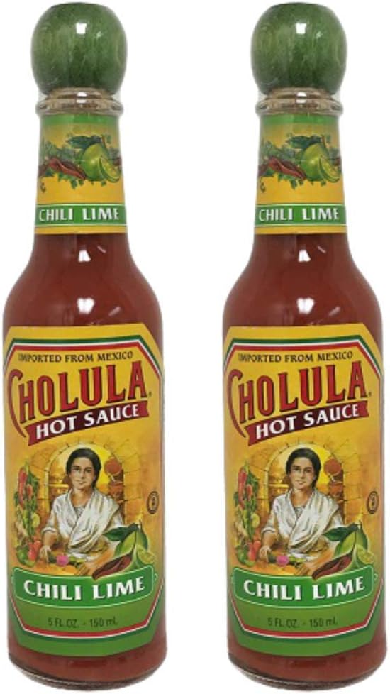Cholula Hot Sauce, Chili Lime Gluten Free Mexican Spice Blend - 5 oz, 2 Pack Bottles