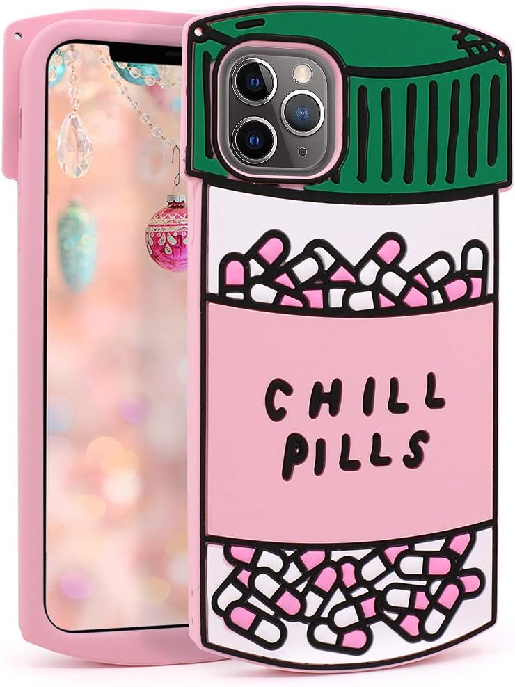 Amazon Com Megantree Cute Iphone 11 Pro Max Case Funny Chill Pills Capsule Bottle 3d Cartoon Soft Silicone Rubber Full Protection Shockproof Case Cover For Kids Girls Women Lady Cell Phones Amazon Com Megantree Cute Iphone 11 Pro Max Case Funny Chill Pills Capsule Bottle 3d Cartoon Soft Silicone Rubber Full Protection Shockproof Case Cover For Kids Girls Women Lady Cell Phones