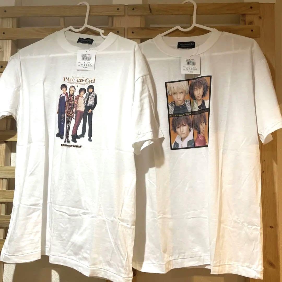 Amazon.co.jp: デッドストック90s ラルクTシャツ 1998年 当時モノ 2枚 