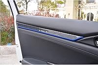 Vista 3 de LEXLEY 4 piezas de panel de puerta interior moldura de puerta cubierta ABS estilo fibra de carbono estilo calcomanía accesorios para Honda 4 puertas