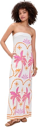 Seven Wonders Womens Saphira Strapless Maxi Dress