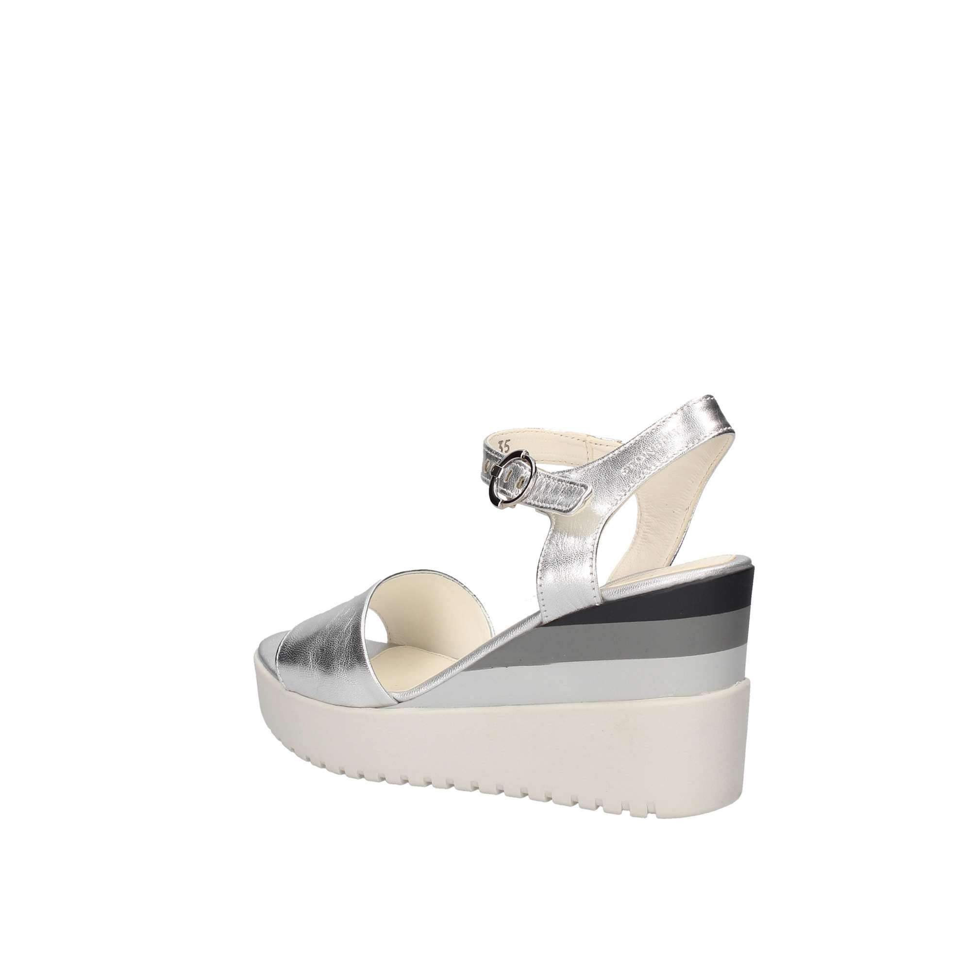 Stonefly Ely 7 Laminated Lth, Sandali con Cinturino alla Caviglia Donna