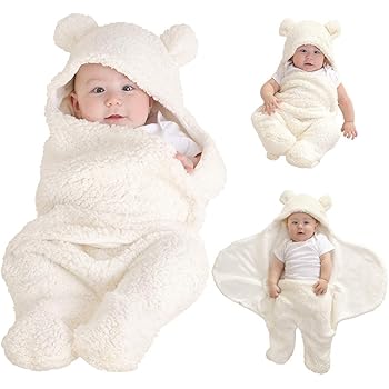 white newborn swaddle