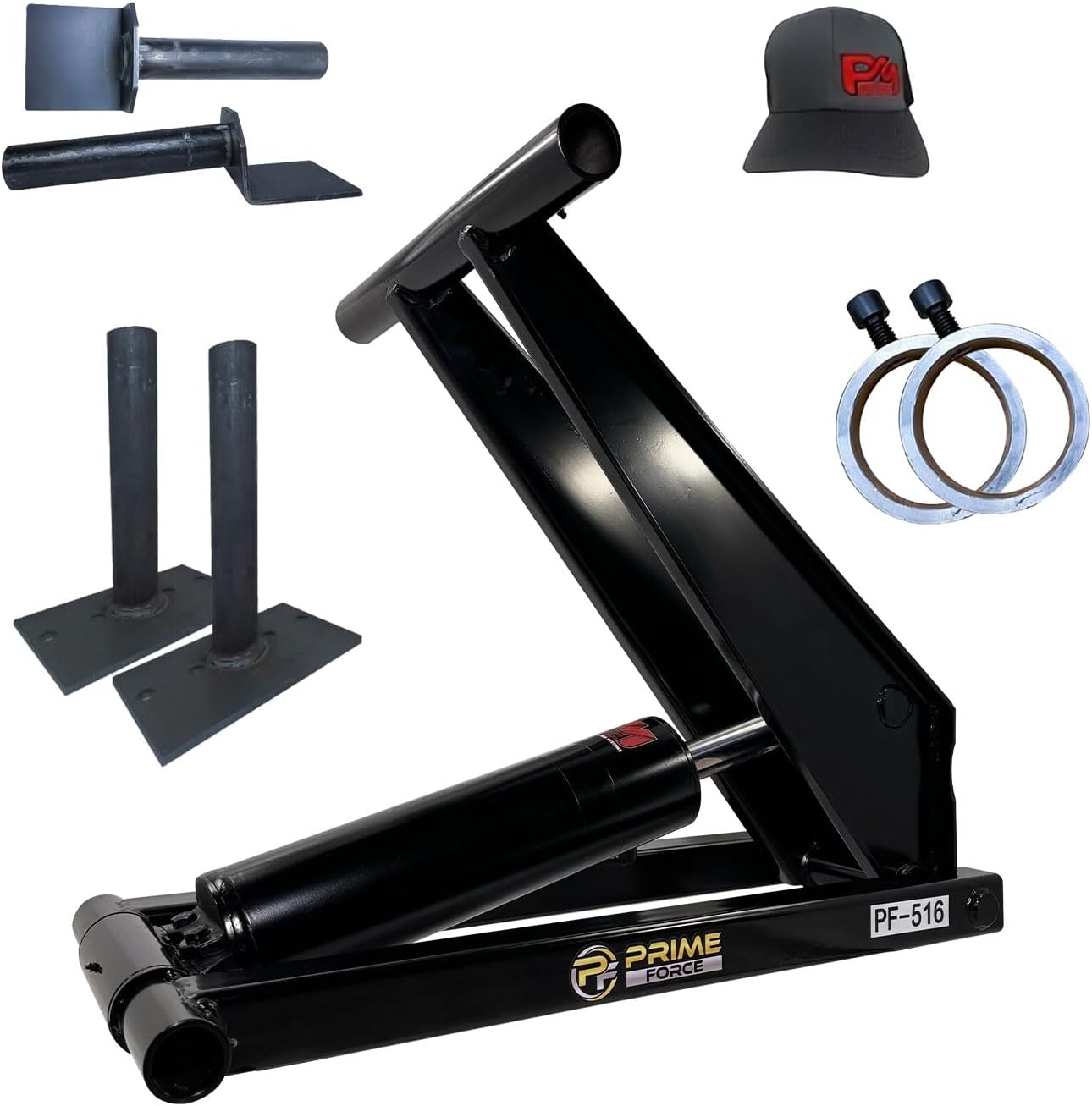 8 Ton (PF-516-HOC) Hydraulic Dump Trailer Scissor Hoist, Dump Kit for Pickup Truck (16,000 lb) Lift Dump Bed Kit | Suitable for Trailer Trucks | (Hoist Only)