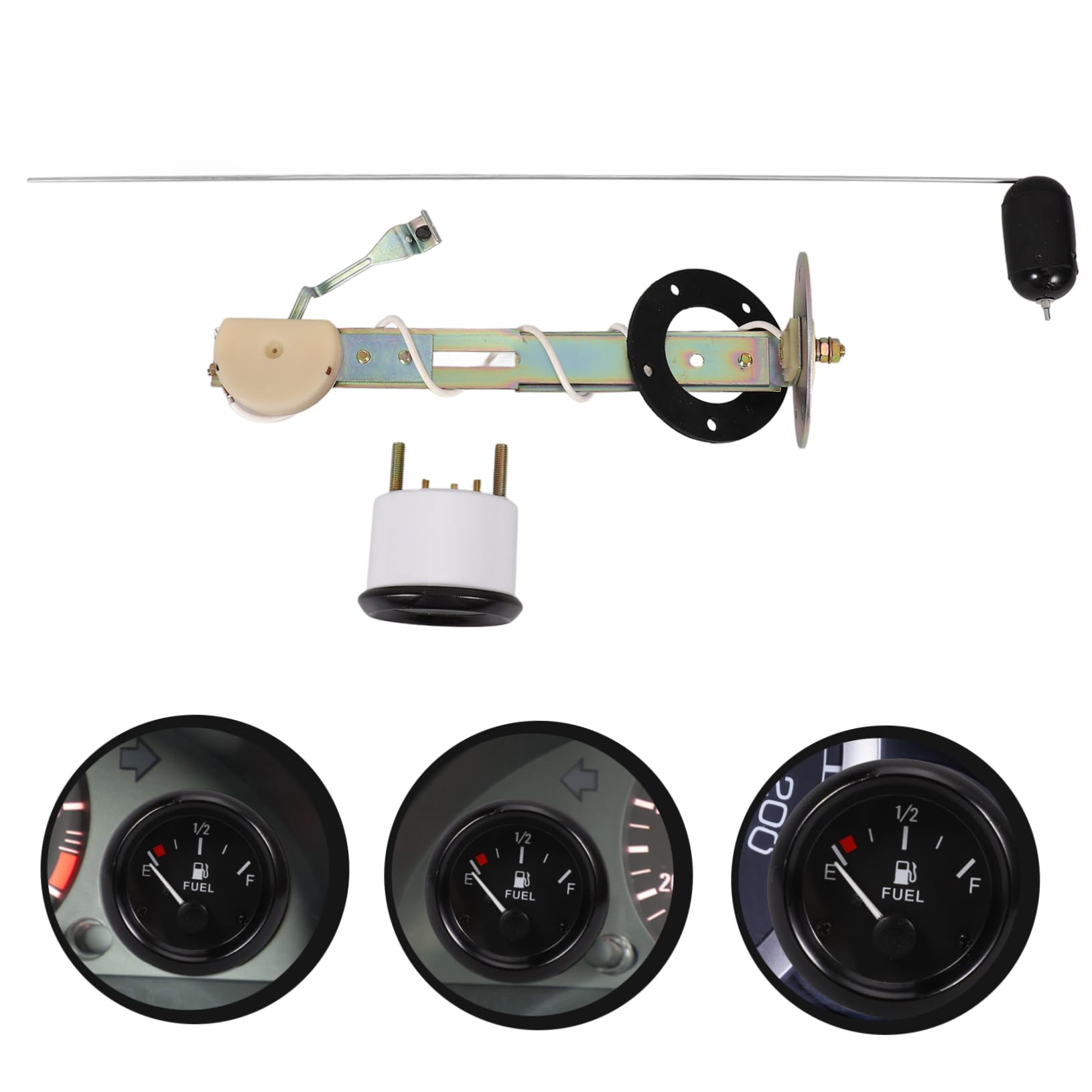12v Kraftstoffstandanzeige für Fahrzeuge mit Weißem Display | Abs und Eisenbauteile, Universelle 12-v Ausführung, Ersatzteil für Auto Anwendungen