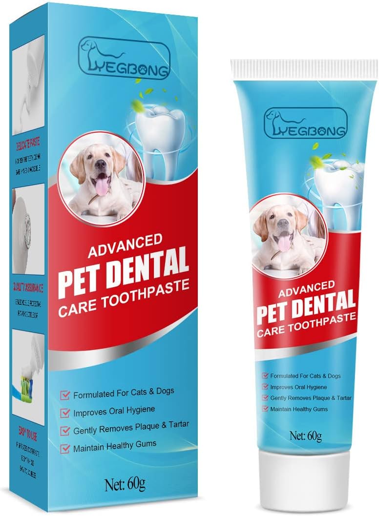Dog Toothpaste Mint for Dogs and Puppies, Fresh Breath Dental Kit for