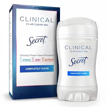 Secret Clinical Strength Antiperspirant & Deodorant Clear Gel - Completely Clean 1.6oz