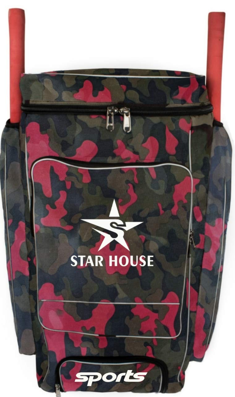 STAR HOUSE- Cricket Kit Bag with Heavy Padded both side (RED)-image-27