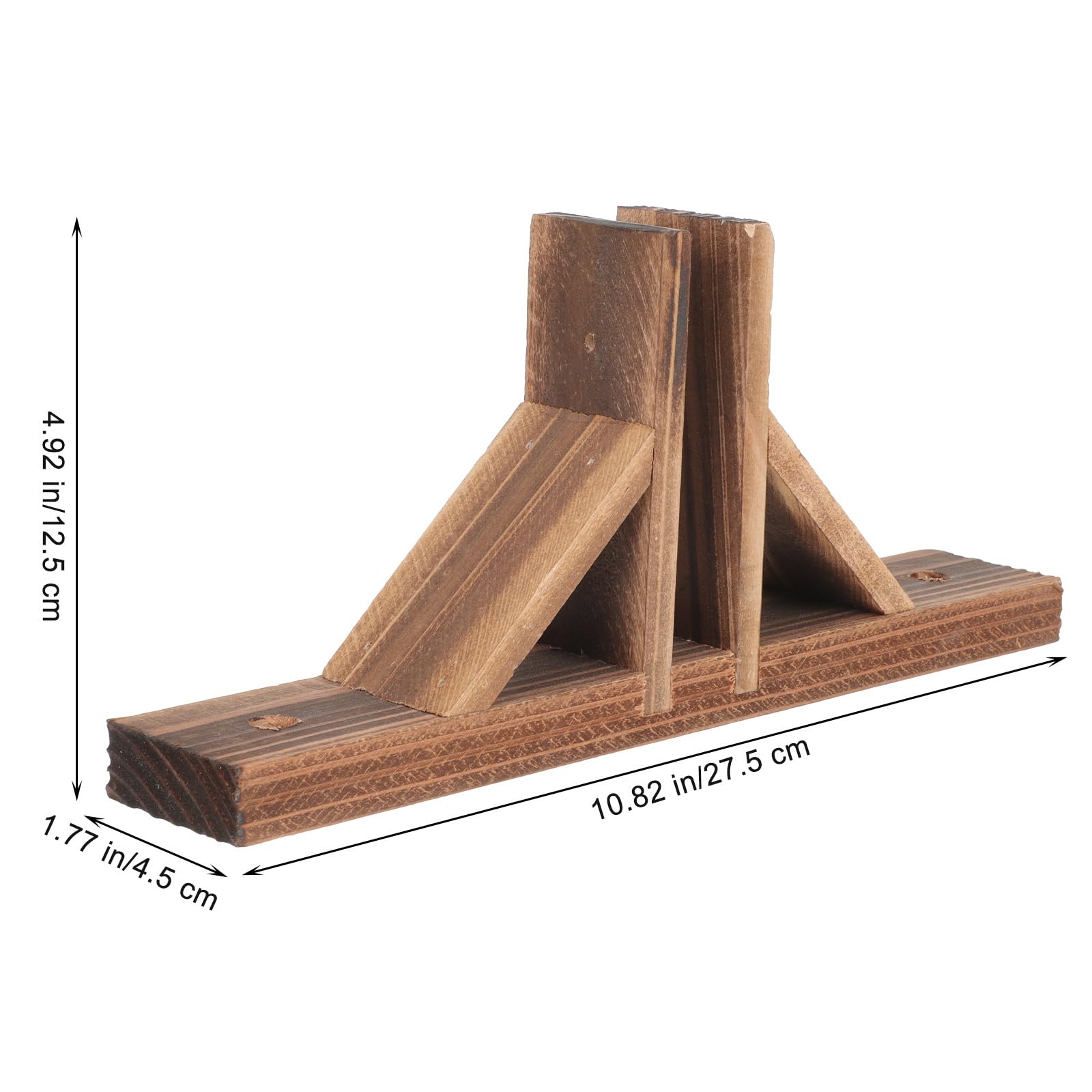 Sosoport Garden Fence Bases Set including Fixing Holes for Stable Lawn Fence Support Outdoor Privacy Screening Wood Base Kit - Image 2