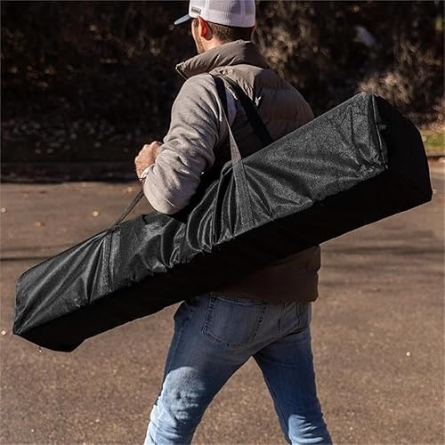 Miniatura 5 de Flash Furniture Tienda de campaña inclinada para eventos, de 8 x 8 pies, color blanco con bolsa de transporte