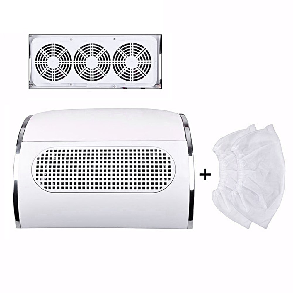 Aspiratore Unghie da Tavolo, leggero, 3 Ventole Professionale da Estetista 36w