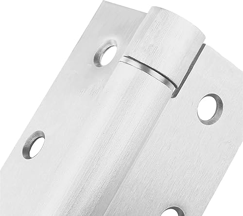 Miniatura 7 de Bisagras de acero inoxidable de cierre automático de 3.5 pulgadas, 3-12 pulgadas x 3 12 pulgadas, con resorte resistente, ajustable automáticamente
