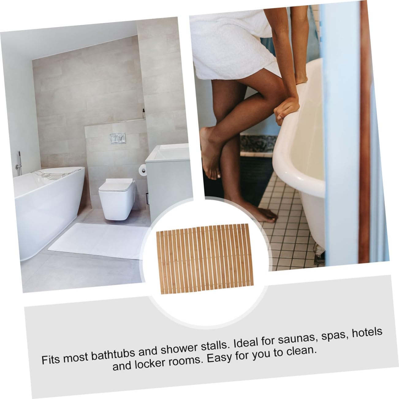 Non Slip Bathroom Mat Ground Cushion for Home Hotel Shower Pad Stylish Floor Mat for Indoor Outdoor Use