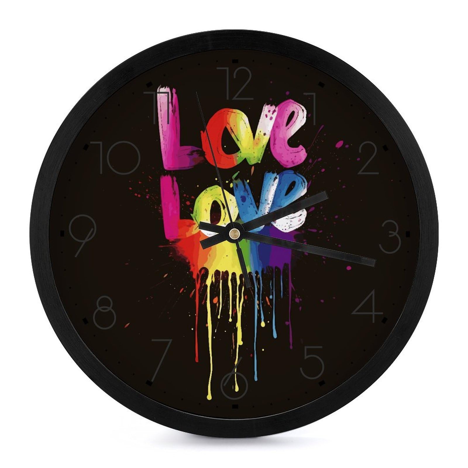Horloge murale numérique moderne à piles pour lecture facile