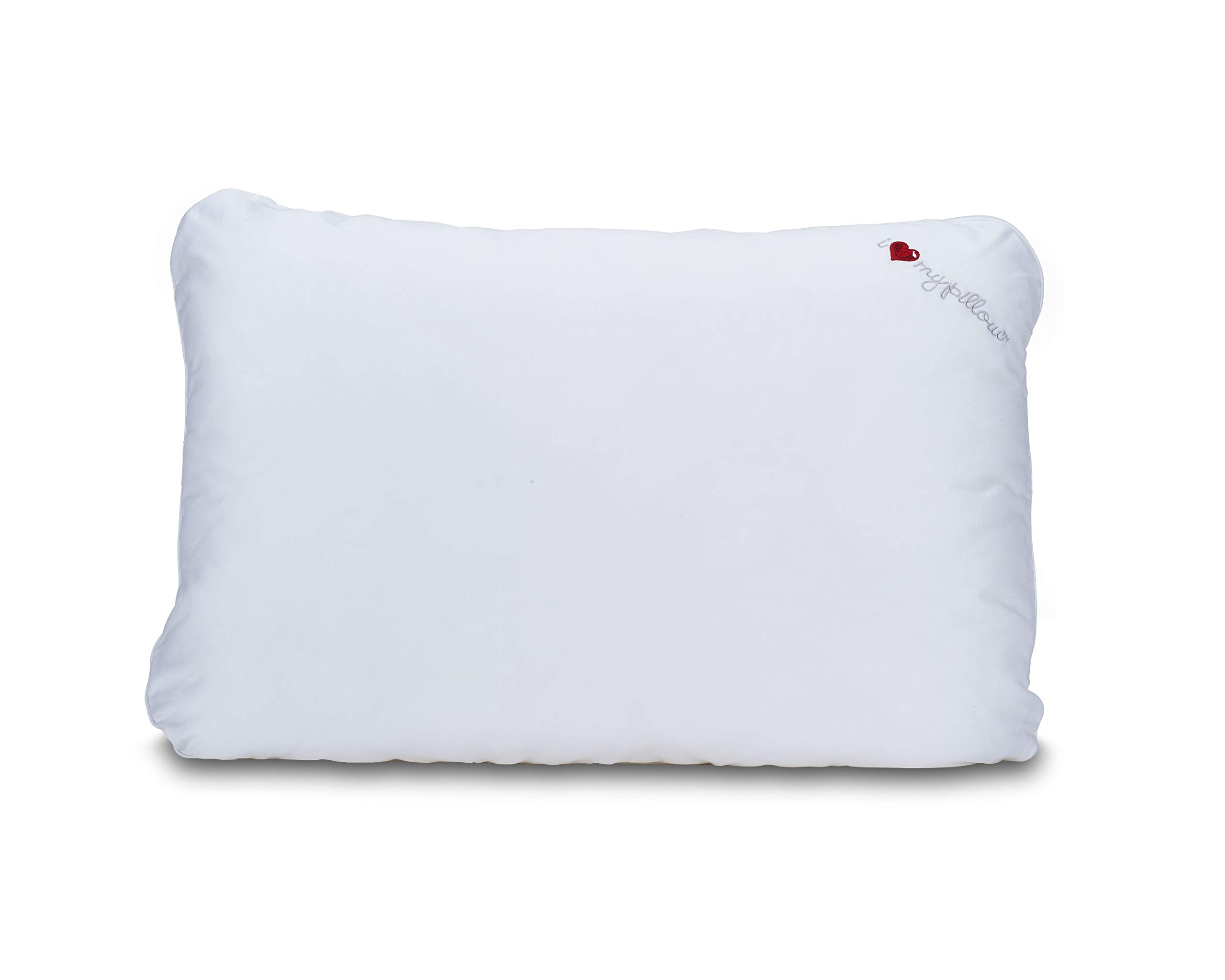I Love Pillow Cül Down, Queen, White