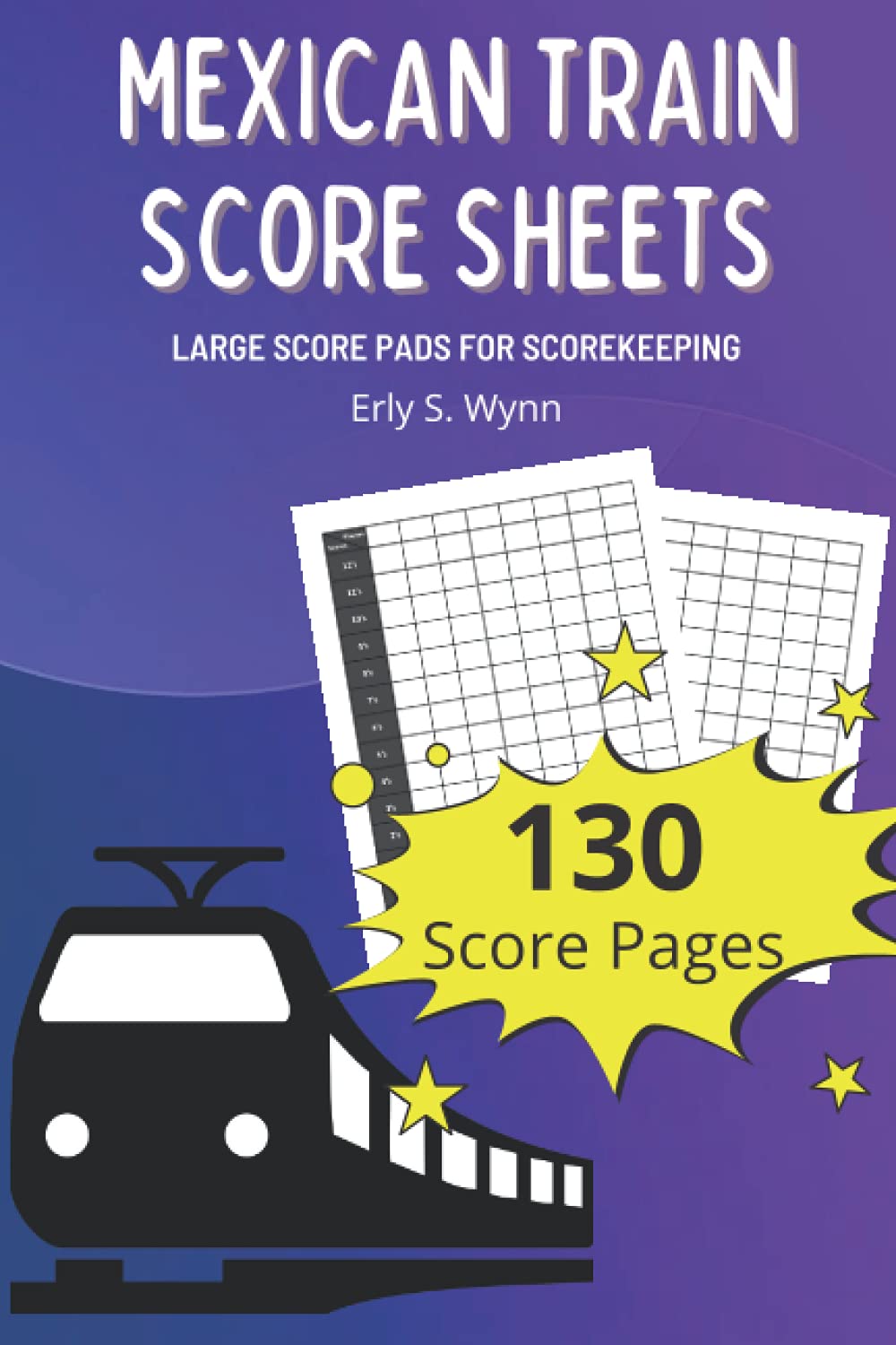 Mexican Train Score Sheets 130 Score Sheets for