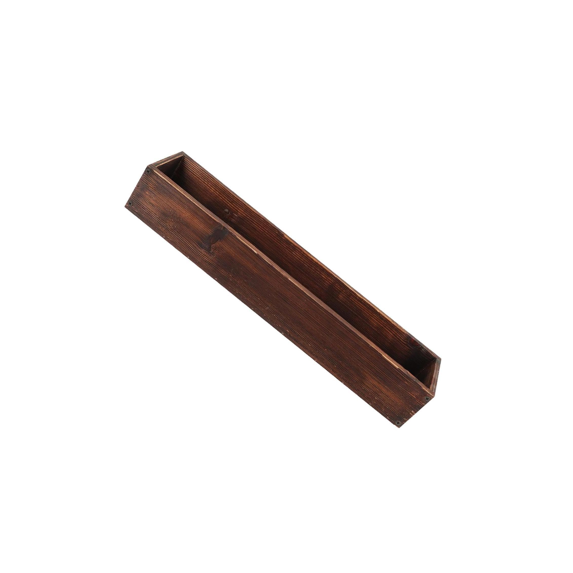 Qixcxaz Multipurpose Rectangular Wooden Flower Pot Planter Box Exceptional For Home Garden Decoration Is Home Decor Not Only Planter But Also Storage Box For