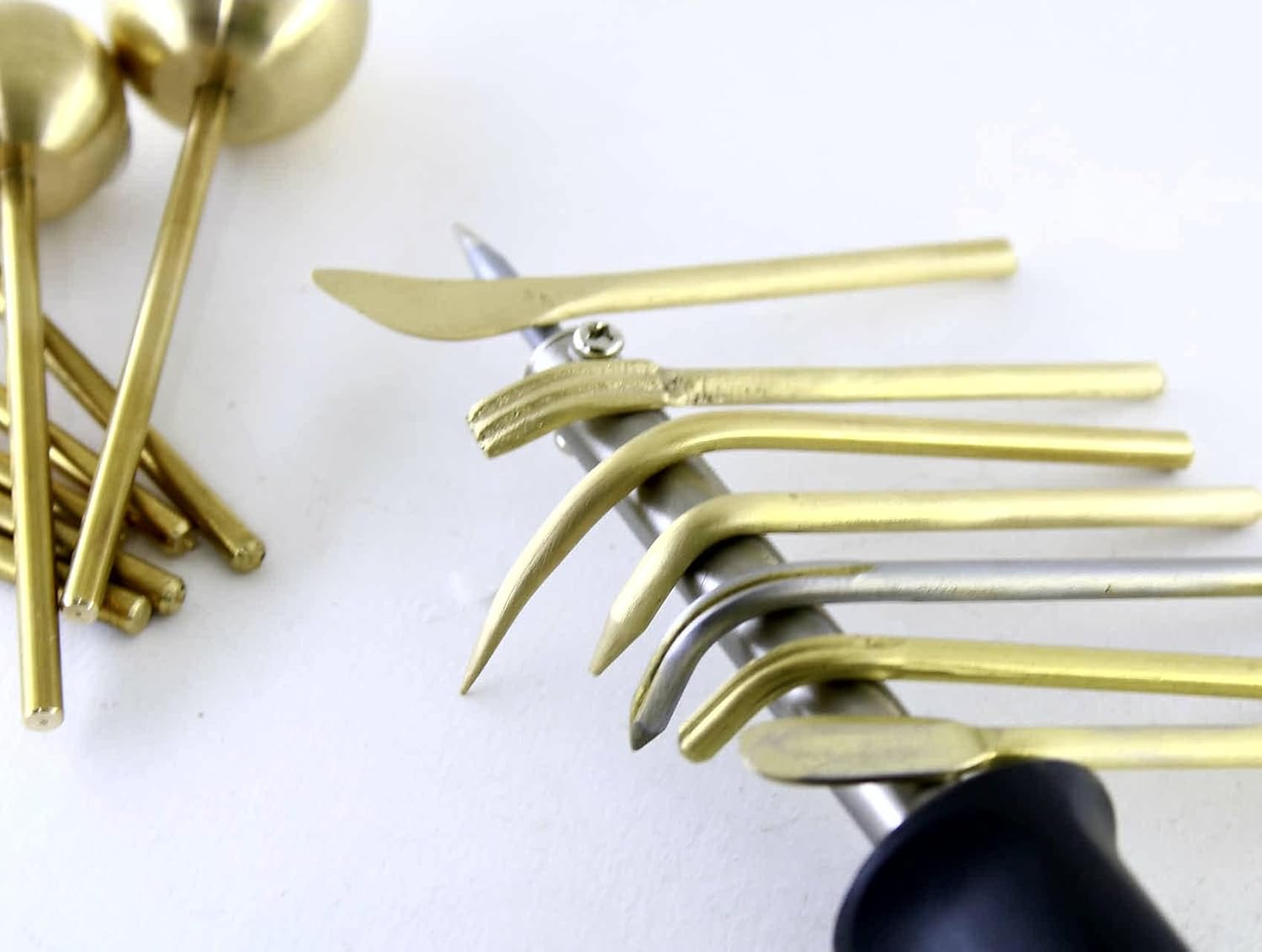 F.D. COLLECTION Professional Millinery Flower Making Tools – Brass DIY Floral Crafting Kit, Handmade Flower Molding Set for Fabric, Paper & Leather Flowers, Big Set 220W