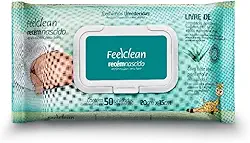 FEELCLEAN Toalha Umedecida Recem Nascido 50Un