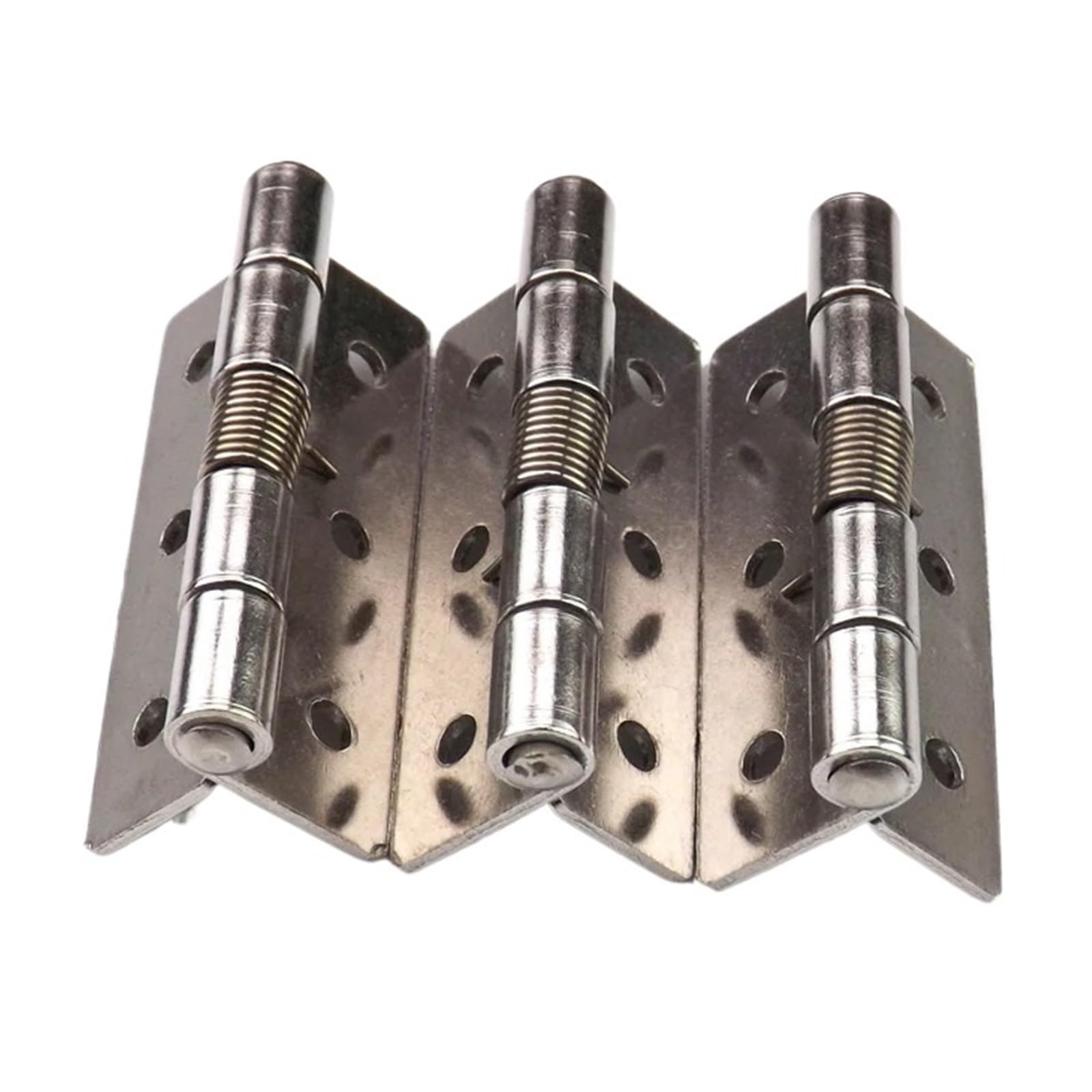 Wsqhao One Color 6Pcs Stainless Steel 304 Cabinet Hinge Spring Automatic Closing Back For Doors(2.5 Inch)