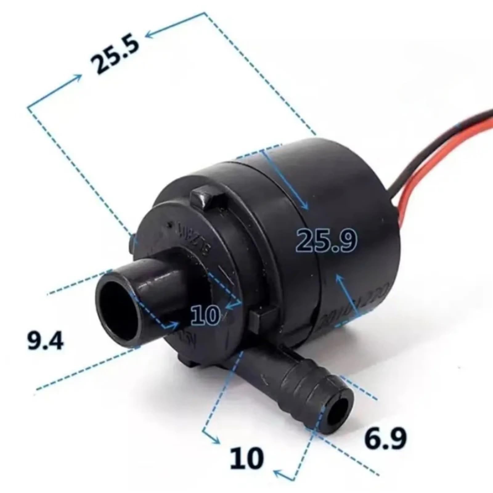 1 x bezszczotkowa pompa do akwarium 5 W, 1,4 l/min, prąd stały, 12 V, cichy mini pompa głębinowa, bezszczotkowa pompa wodna, silnik bezszczotkowy