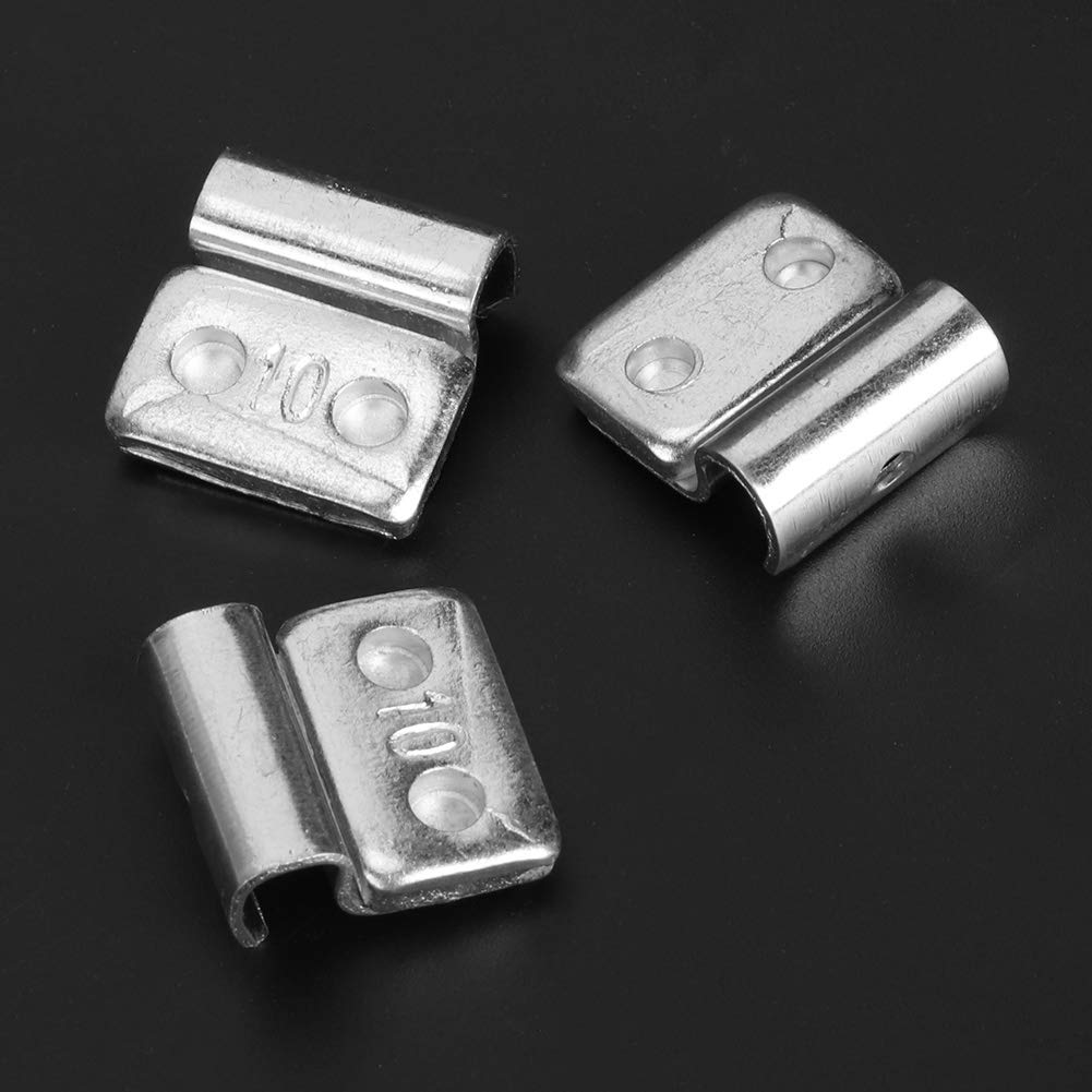 Aluminiowe Ciężarki Wyważające do Kół 10g Clip-on do Felg Stalowych