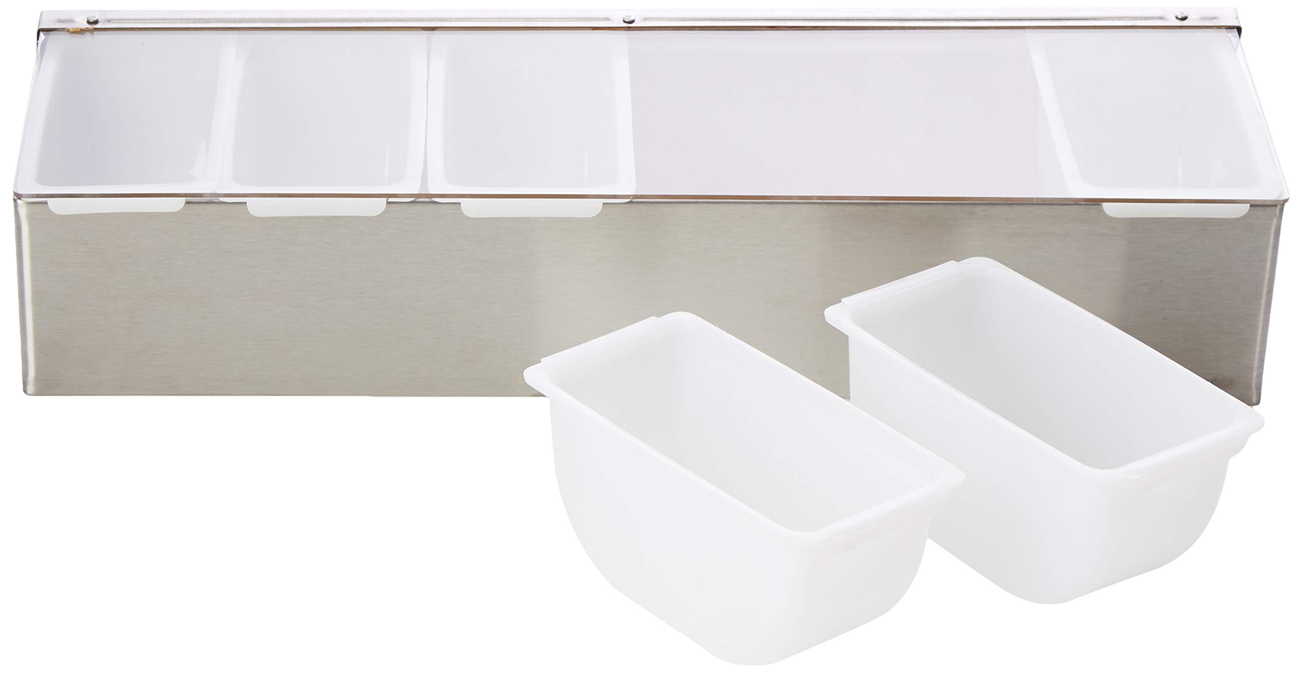 Utopia F91104 Condiment Holder, bar Accessori, 6 inserti, 44,5 cm 44.5 cm