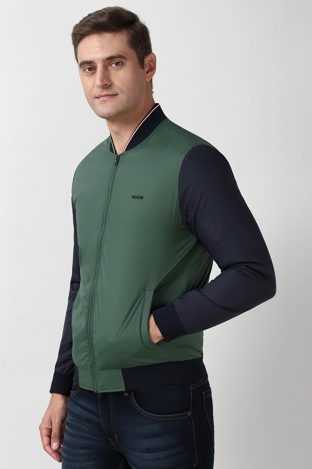 Peter England Men's A-Line Coat