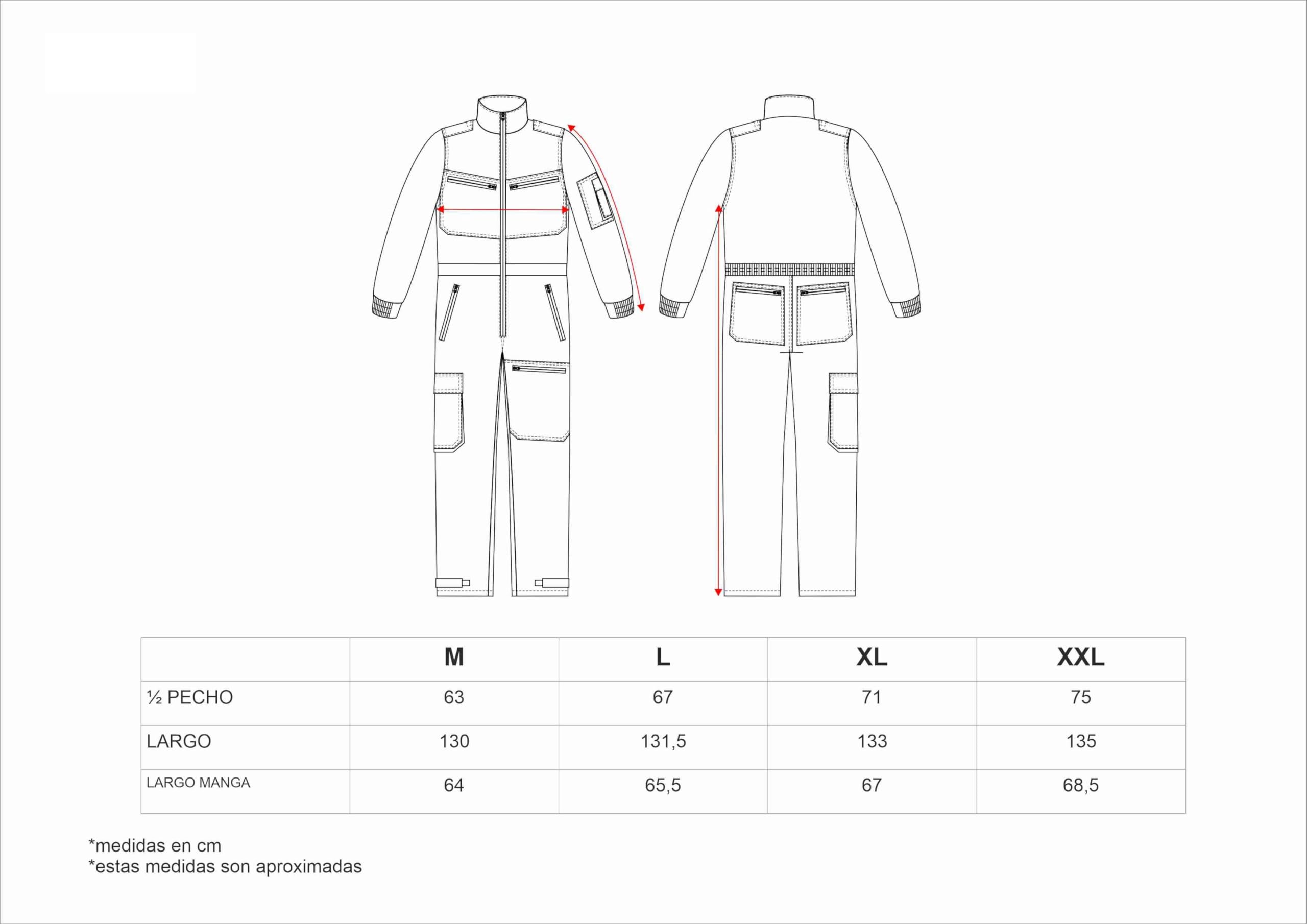 WORKTEAM Buzo de Trabajo Multibolsillos Mono para Mecánico e Industria, Tejido Ripstop Antidesgarro de Alta Resistencia, Cuello Alto y Cremallera de Doble Tirador. Unisex