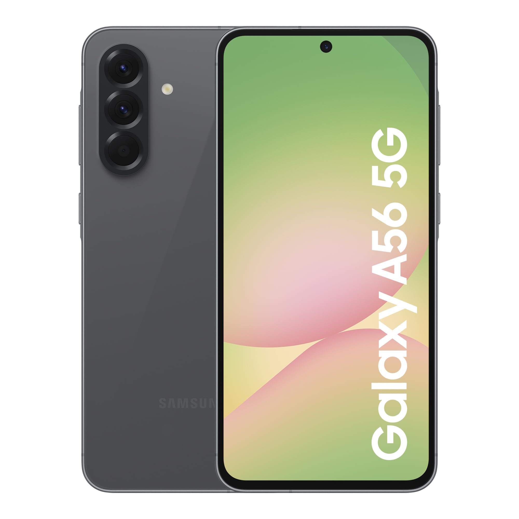 Samsung Galaxy A56 5G Smartphone, Awesome Intelligence, 8GB RAM, 256GB Memory Storage, 50MP Camera, Awesome Graphite, 3 Year Extended Warranty (UK Version)