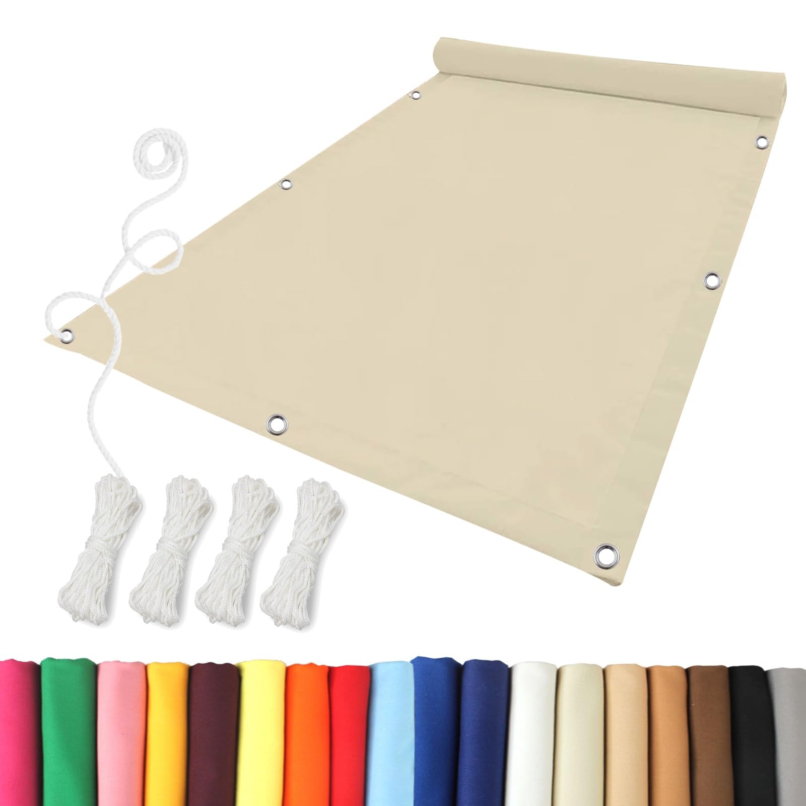 Tissu d'ombrage anti-UV pour stopper la chaleur étouffante de votre terrasse extérieure