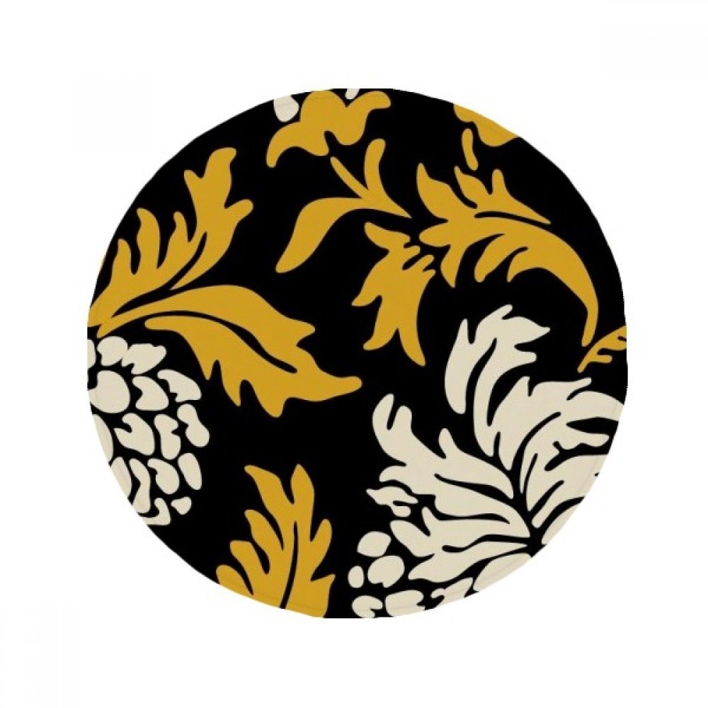 Cadeau tapis rond asie fleur multicolore 50x50cm pour salon et bain