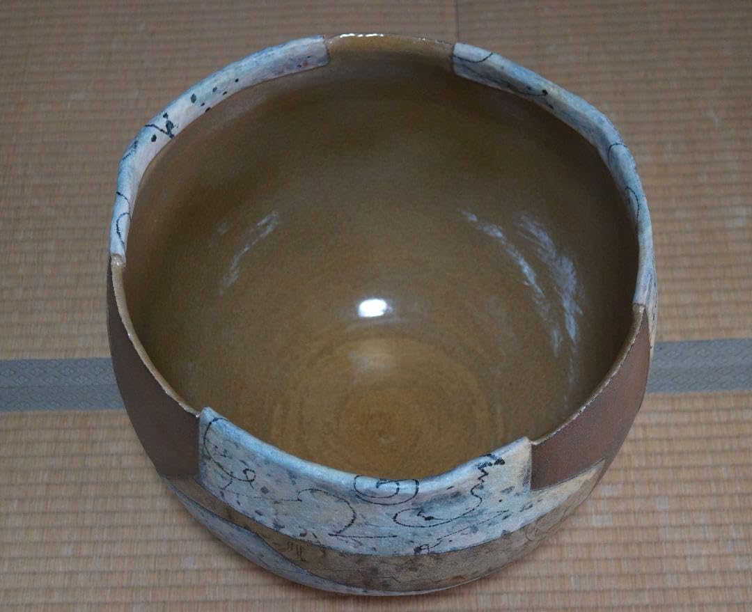 現代陶芸家 人見啓一造 大型造形彩泥深鉢『海底探険』彩 現代陶芸家 人見啓一造 大型造形彩泥深鉢『海底探険』彩