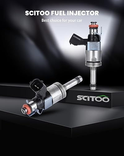 Miniatura 2 de 8 inyectores de combustible SCITOO de 6 agujeros para Ford F-150 2018, Ford Mustang 2018, para Ford F-150 2019, para Ford Mustang 2019, para Ford