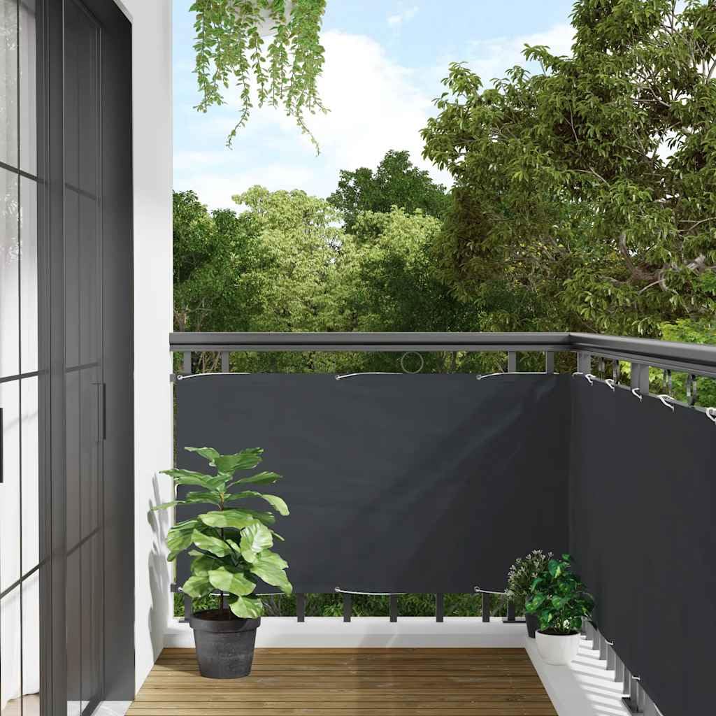 Brise-vue pour balcon anthracite en PVC de 300x90 cm