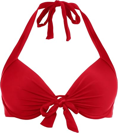 Ocean Blues Womens Push Up Bikini Top Halter Swimsuit Top