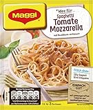 Dafür wird benötigt: 250 g Spaghetti und 50 ml Schlagsahne