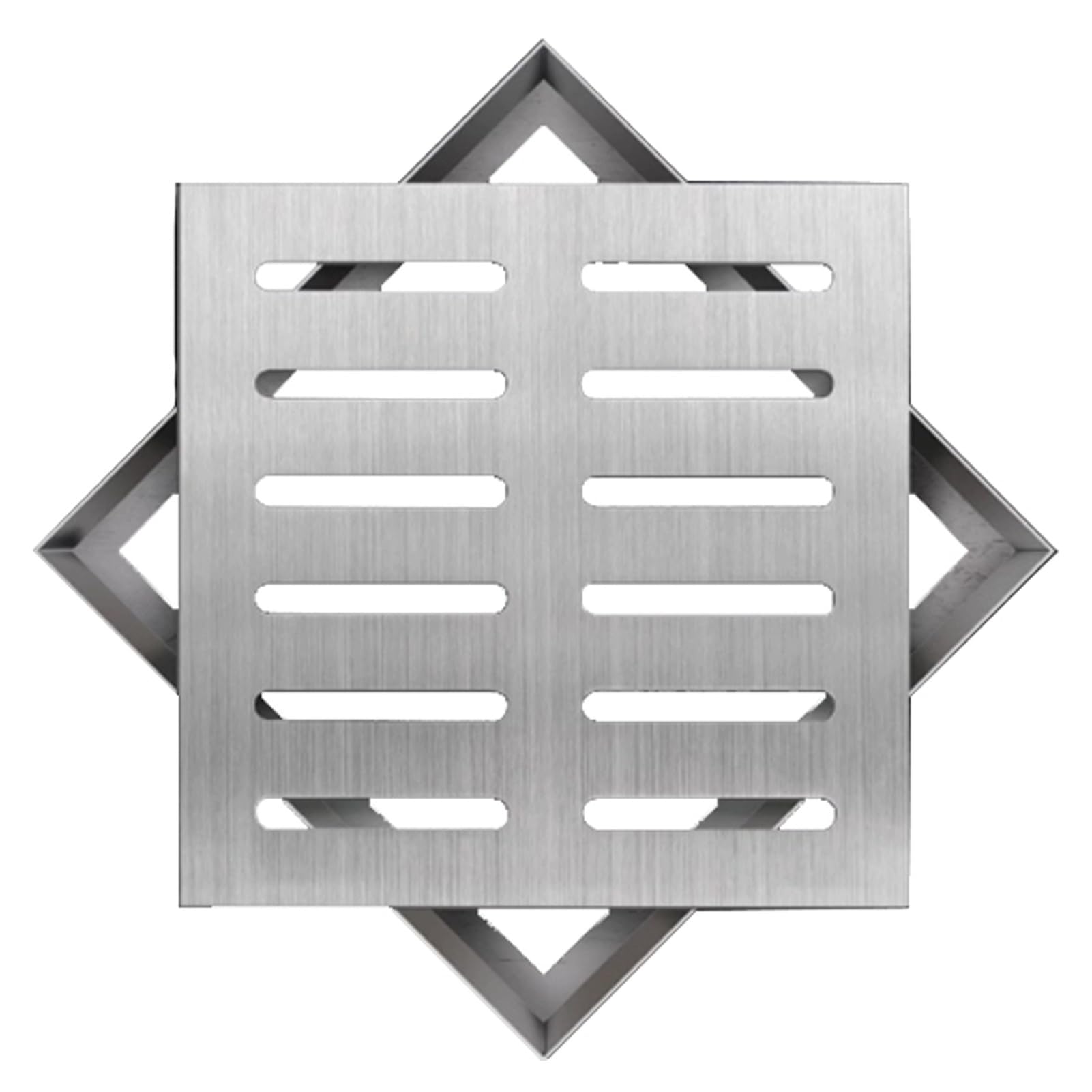GJMSSMY Invisible Stainless Steel Manhole Cover - Non-Slip Inground Septic Inspection Lid, Outdoor/Indoor Access Cover for Yard & Sidewalk (200 x 200 x 3 cm)