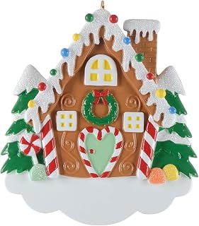 First Home Ornament 2026 Personalized Gingerbread House Christmas Decor | Gingerbread Polyresin Keepsake, Custom Family Name Year, First Home First Apartment, Sweet Home Decor, Housewarming Gift
