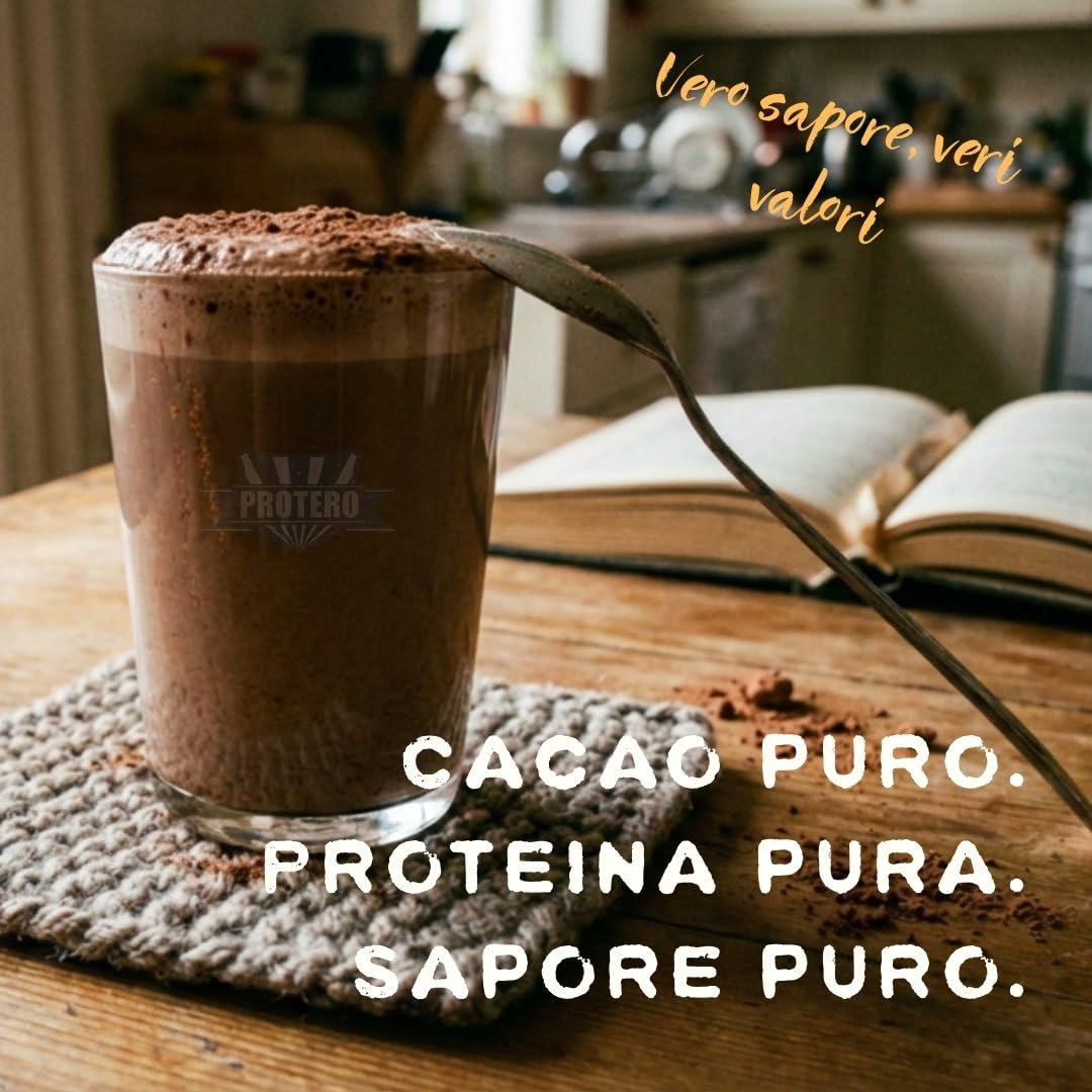 Protero Cacao da Latte di Pascolo – Preparato al Cioccolato • Qualità Grass-Fed • Senza Zuccheri né Dolcificanti Aggiunti • 800g