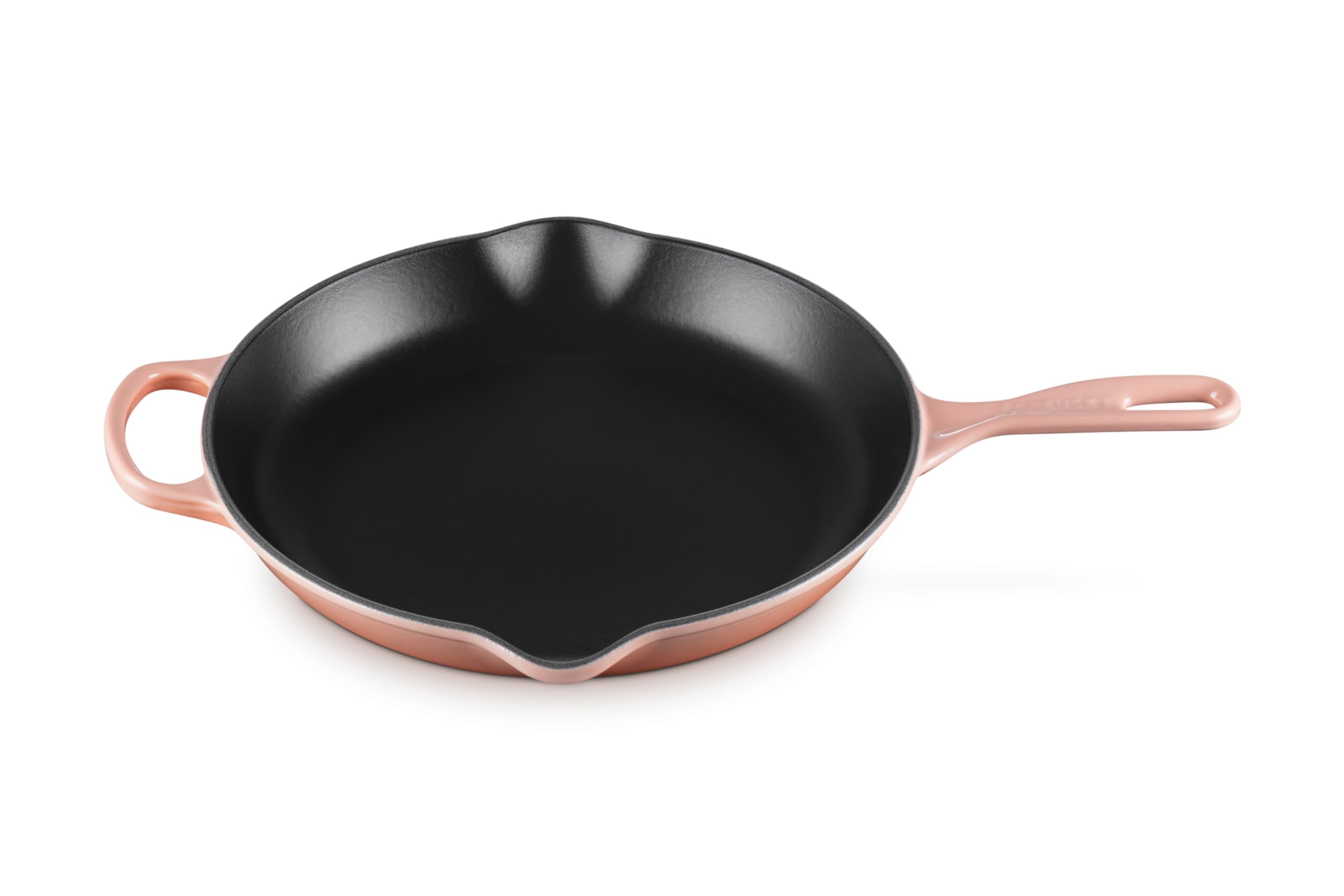 Poêle en fonte Le Creuset Signature 29,8 cm à diffusion thermique optimale Peche