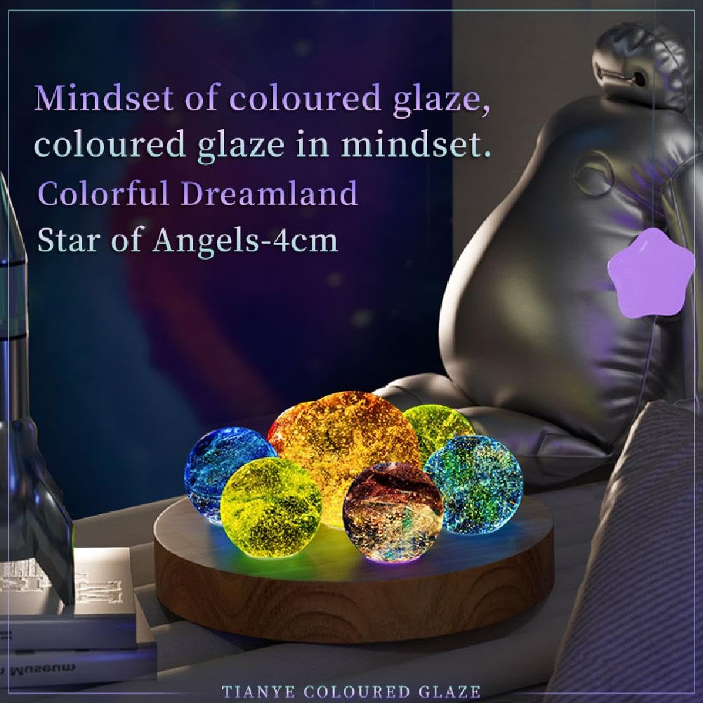 Sfera Di Cristallo Chakra Con Base LED - 7 Color I, Luce Notturna, Decorazione Per Casa, Regalo - Foto 6