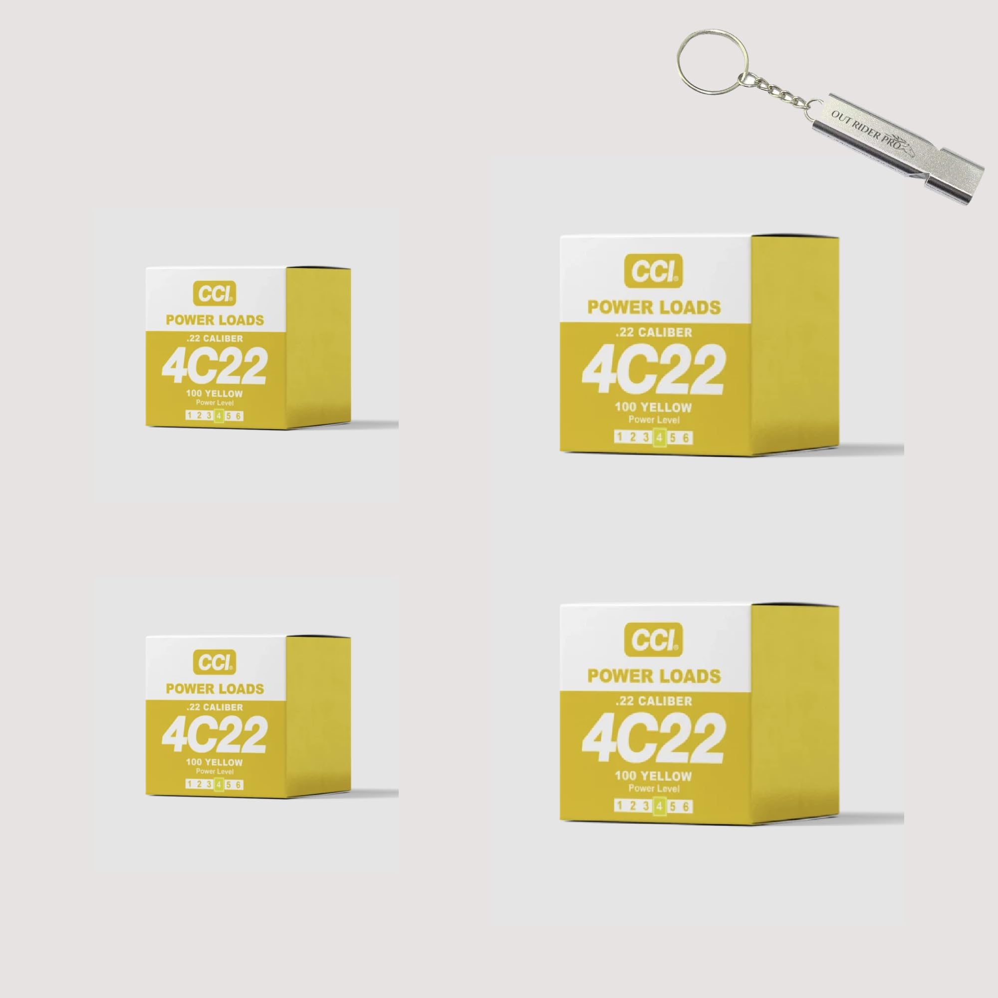 D.T. Systems Blank 4-Pack Powerloads Yellow with Free Whistle …