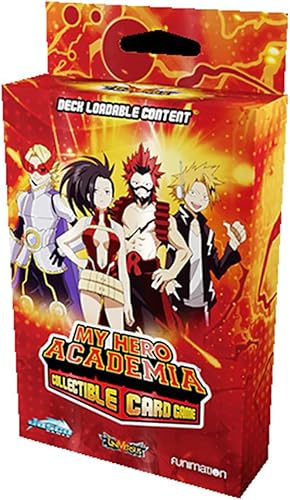 Jasco Games My Hero Academia - Juego de cartas coleccionables Series 2 Crimson Rampage Deck-Loadable Content | Juego de cartas coleccionables para