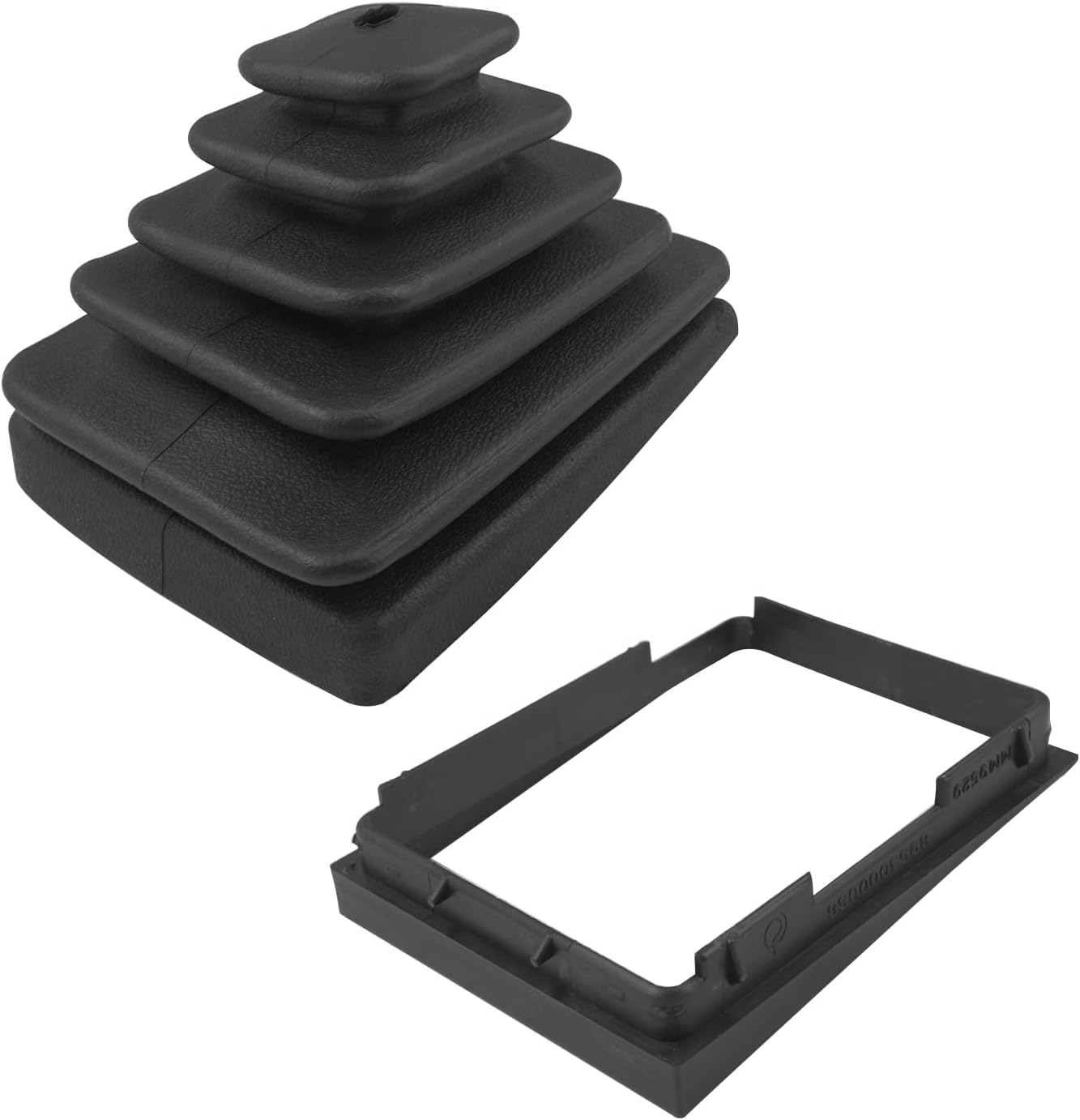 52078558 53000056 Shifter Boot Retainer Bezel Compatible with Jeep Wrangler TJ 1997 1998 1999 2000 2001 2002 2003 2004 Shifter Boot and Retainer Bezel Kits